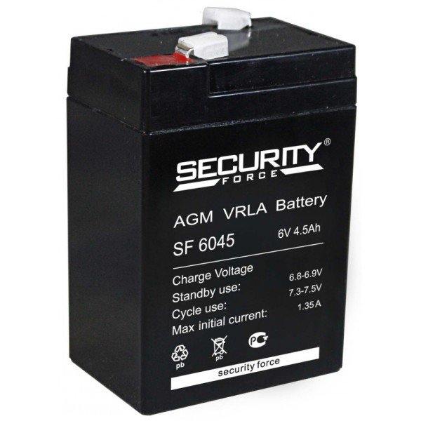 Аккумулятор SF 6045 (4, 5 А/ч 6v) в Уссурийске