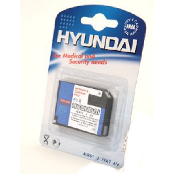 Батарейка HYUNDAI 4LR61(7K67) для РСТС плоская в Уссурийске