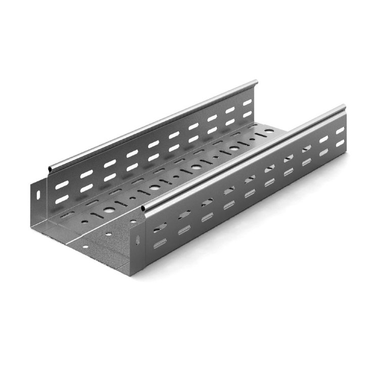 Лоток 100х50 L2500 перфорированный (ОСТЕК) в Уссурийске