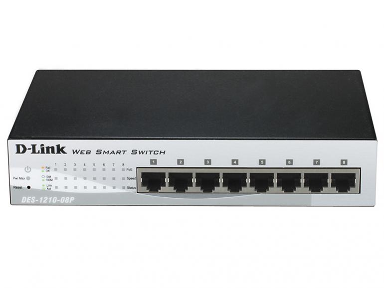 Коммутатор DES-1210-08Р 8 портов Smart Swictch в Уссурийске