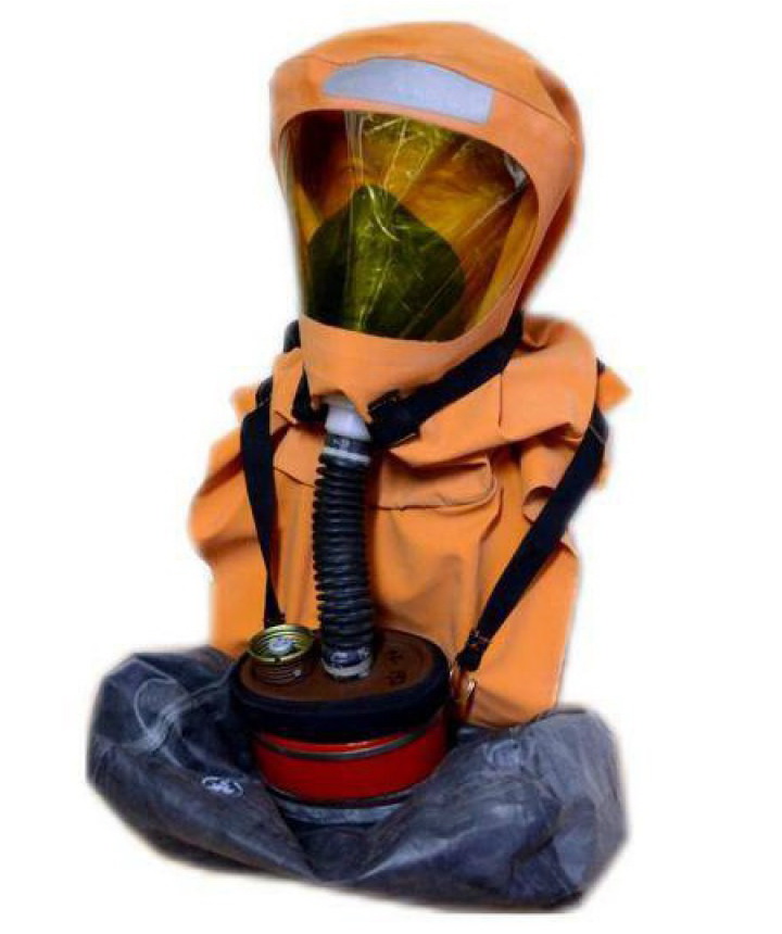 Самоспасатель изолирующий СПИ-20 в пластиковом футляре на стену в Уссурийске