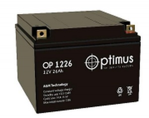 Аккумулятор Optimus OP 1226 (26 А/ч 12V) в Уссурийске