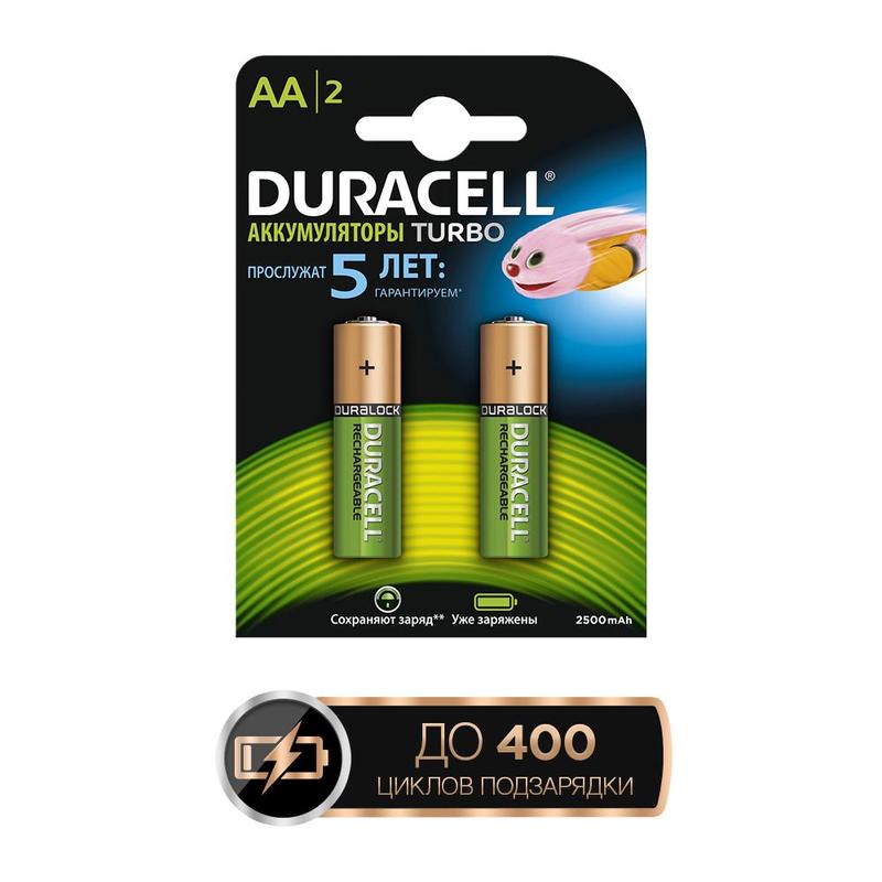 Аккумулятор Duracell 850 мАч (AAA, 1.2 В, 2 шт.)