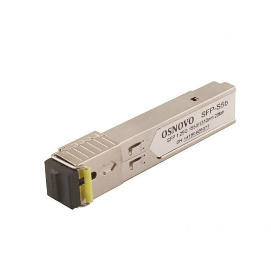 OSNOVO SFP-S5b - Оптический SFP модуль. До 1, 25Гбит/с. Расстояние передачи по одномодовому волокну д в Уссурийске