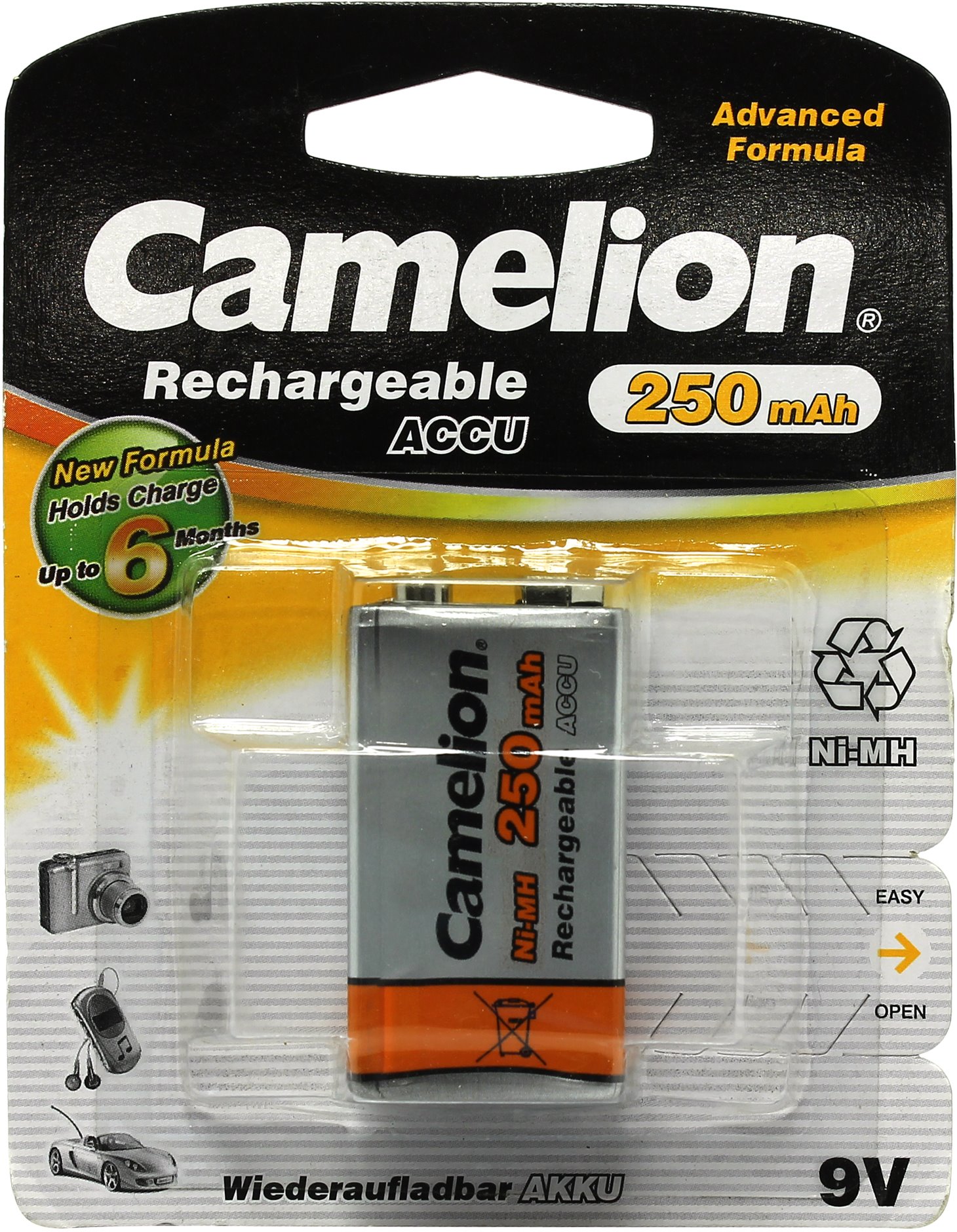 Батарейка CAMELION 9V-250mAh BL 1 в Уссурийске