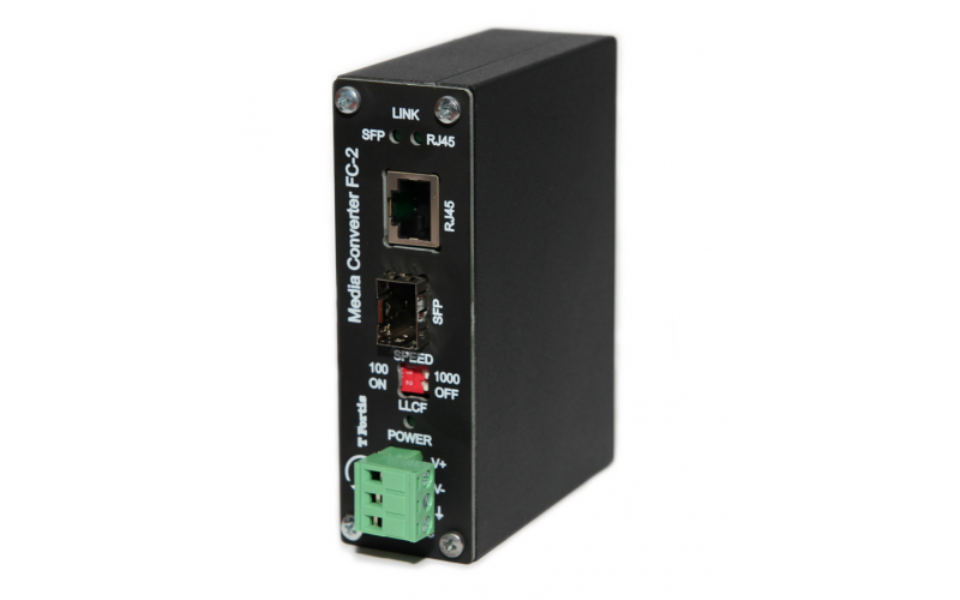 Tfortis FC-2 Медиаконвертер оптический гигабитный; Поддержка SFP модулей 1.25 Гбит/с и 155 Мбит/с; 9 в Уссурийске