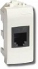 Розетка RJ-45 Brava 1 модуль белая (76647B)
