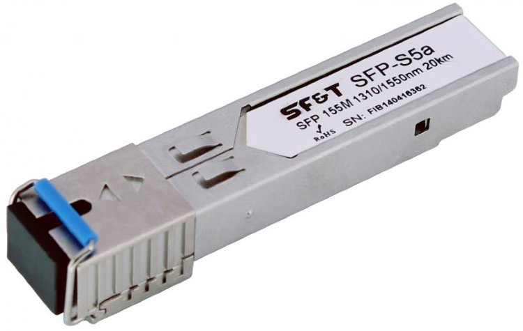 SFP-S5a Oптический SFP модуль. До 1, 25Гбит/с. Расстояние передачи по одномодовому волокну до 20км. в Уссурийске