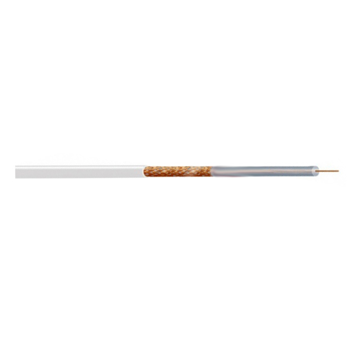 Кабель МИКРО  Microcoaxial+Cu(75ом) (200м,)белый