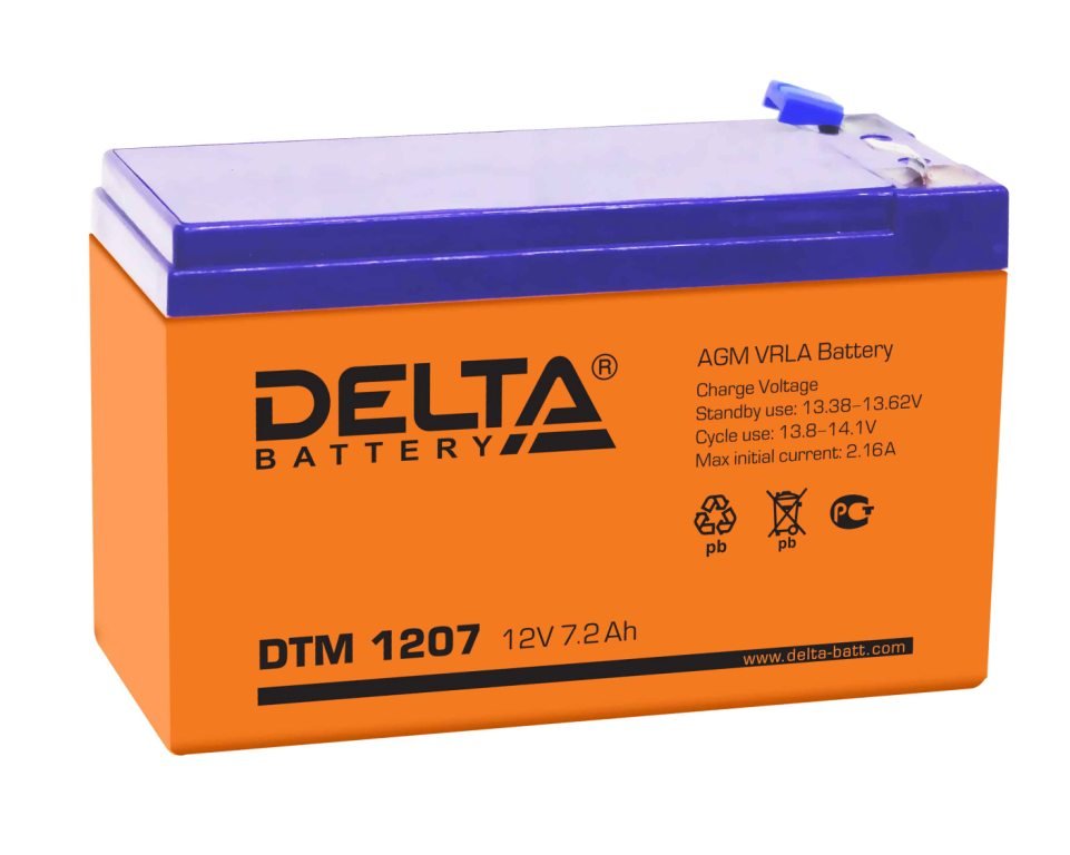 Аккумулятор GP 1207.2 F2 WBR (7.2 А/ч 12V) в Уссурийске