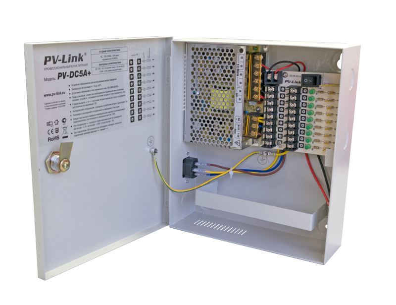 Блок питания PV-Link PV-DC 5A ,12v Блок питания PV-Link PV-DC 5A ,12v