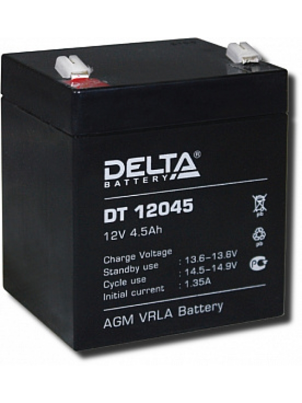 Аккумулятор Delta DT 12045 (4, 5 А/ч 12v) в Уссурийске