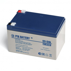 Аккумулятор PTK-BATTERY 12-12 (12V, 12 Ah) в Уссурийске